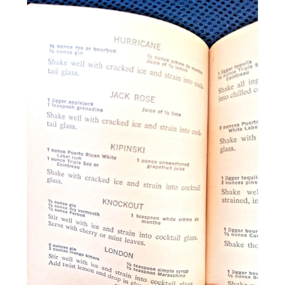 Heublein's Manhattan & Extra Dry Martini Cocktails (1969)‎ - Vintage Paperback